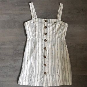 🌟Final sale🌟 NWOT Striped button-up mini dress